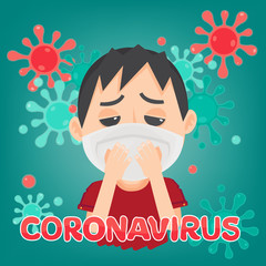 expression, emotion, people, face, isolated, character, person, cartoon, allergy, bacteria, boy, coronavirus, guy, health, human, illustration, infection, influenza, man, protect, science, vector, vir