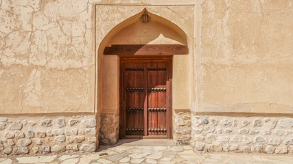 Ancient Door with Ornaments in Oman