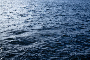 Water background. Blue water surface