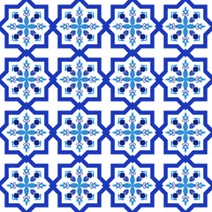Obraz premium Azulejos portuguese traditional ornamental tile