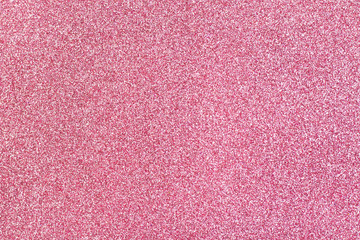 Texture background surface made of foamiran. Shiny pink foamiran background with glitter effect. Color of the Year 2020