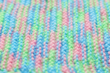 Fototapeta na wymiar Knitted beautiful colored wool background. Texture background