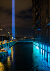 Sluseholmen By night