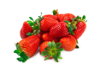 Strawberry. Fresh berries macro.