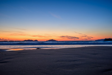 さつき松原から見る夕焼け【福岡県宗像市】