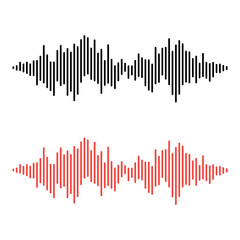 Music Logo, Audio Technology Logo, Note Music, Music Record Logo, Sound wave logo vector