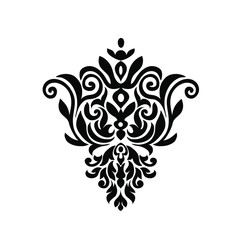 Oriental vector damask patterns for greeting cards and wedding invitations.