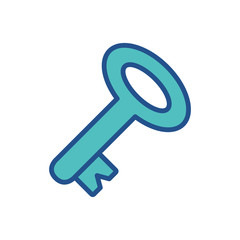 house key icon collection, trendy style