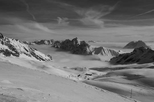 Berglandschaft im Winter