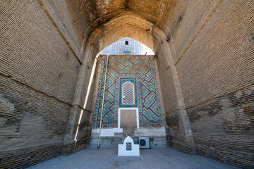 Gur Emir mausoleum of the asian famous historical personality Tamerlane or Amir Timur in Samarkand, Uzbekistan