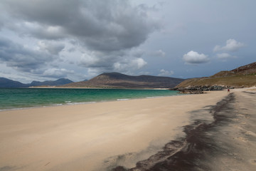 golden beaches on Lewis in Scotland