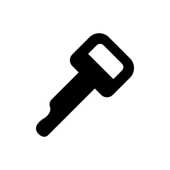 motorcycle lock icon collection, trendy style