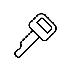 motorcycle lock icon collection, trendy style