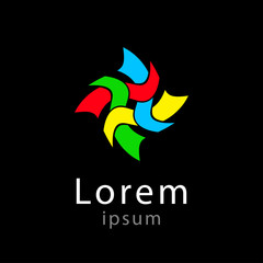 Obraz premium Logo Abstract Design. Vector logo template