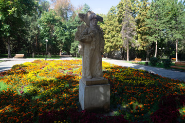 Oak park in Bishkek, Kyrgyzstan