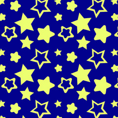 seamless background with stars