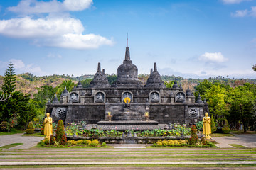 small borobudur temple in bali indonesia