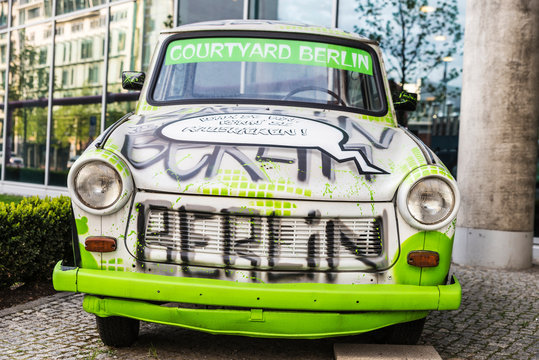 Car of the brand Trabant in Berlin, Germany