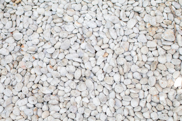 Crushed Small rocks construction background. Crushed stones texture of buildings and roads for landscaping