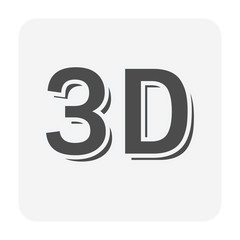 3d technology icon