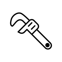 WRENCH icon design, flat style icon collection