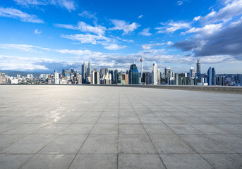 Obraz premium city skyline