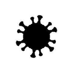 Virus icon trendy flat design