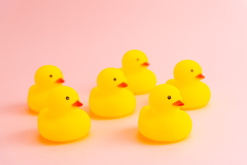 アヒルのゴム人形