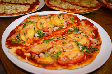 Delicious And Fresh Homemade Pizza 