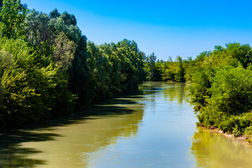 The river Livenza in Italy