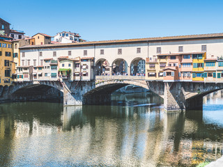Obraz na płótnie Canvas The Firenze's Ponte Vecchio