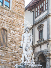 Hercules and Cacus statue