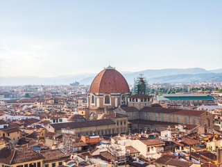 Fototapeta na wymiar Basilica di San Lorenzo views