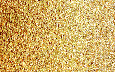 Gold foil paper texture background.