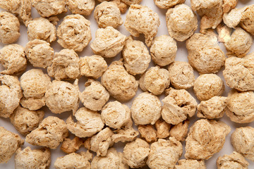 Soy meat background, alternative protein source concept