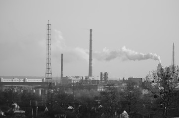 Oil refinery. Equipment for primary oil refining