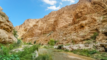 Wadi Shab in the Sultanate of Oman