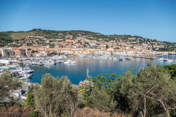 Fototapeta na wymiar waterfront of Porto Santo Stefano
