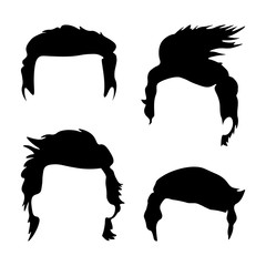 Set of Men s Hair Trump Style Wind