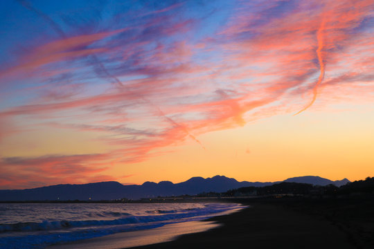 サンセット＠大磯海岸 © aquafesta