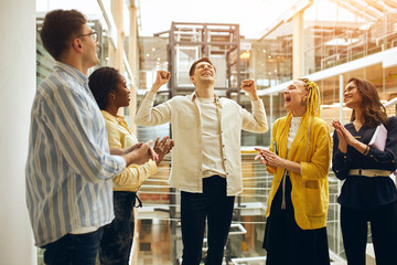 we are the strength. together. togetherness. close up photo