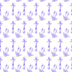 Watercolor seamless digital paper from lavender inflorescences. Perfect for decorating gifts as wrapping paper. For digital wallpapers of web sites, scrapbook paper and other creative ideas.