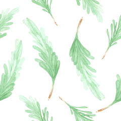Watercolor pattern of lavender herbs. Great in the design of printing, textiles, web sites and other creative fields.
