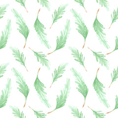 Watercolor green background from lavender leaves. Digital seamless wallpapers are perfect for web sites, wrapping paper, scrapbook paper and many other creative projects.