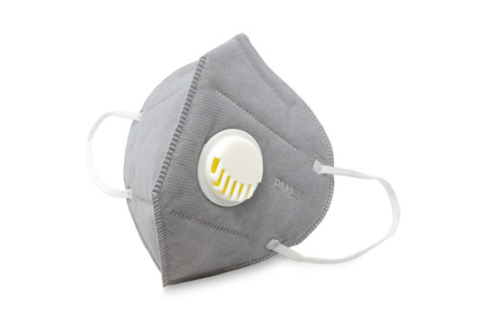 Hygienic mask protect filter PM2.5 dust isolated on white background with clipping path. protection air pollution concept.