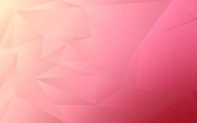 Abstract textured pink low poly pattern background with copy space for text or image.