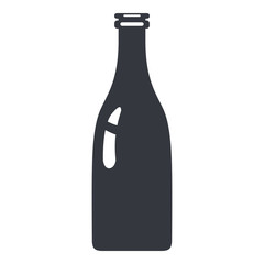 Vector Glass Bottle Icon