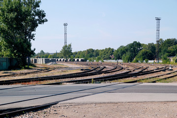 Obraz premium Tallinn Balti Jaam railway station