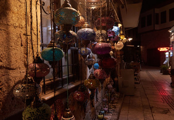 Тurkish lamps from multi-colored glass