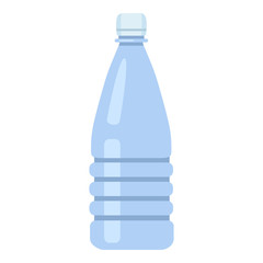 Vector Flat Plastic Bottle Icon